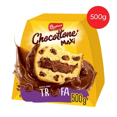 Chocottone Trufa Bauducco 500g | 6 unidades | Loja Bauducco por 134,96, sai 22,50 cada