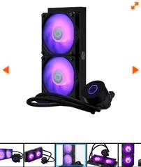 Water Cooler Cooler Master Masterliquid ML240L V2, RGB 240mm, Intel-AMD, MLW-D24M-A18PC-R2