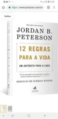 12 Regras Para a Vida. Um Antídoto Para o Caos - R$20