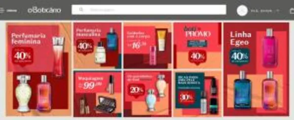 Produtos com até 40% OFF