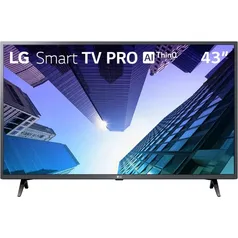 Smart TV LED 43"" 4K UHD LG 43UN731C 3 HDMI 2 USB Wi-Fi Assistente Virtual Bluetooth