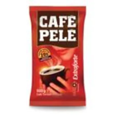 Café Torrado e Moído Extra Forte PELÉ Pacote 500g