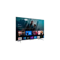 Smart TV Android 55 TCL Led 4K UHD 55P725 HDR10 Bluetooth Google Assistant Borda Ultrafina Wi-Fi