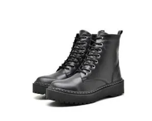 Bota Coturno Tratorada Asgard Feminina Preto R$40