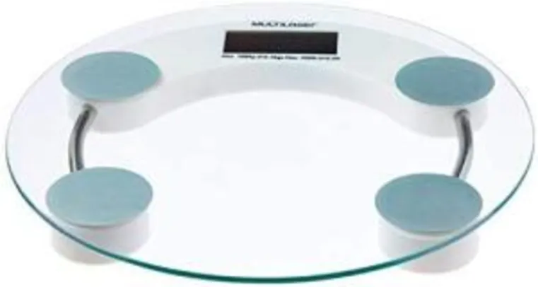 [Prime] Balança Eatsmart Digital LCD, Multilaser, HC039, Branco | R$45