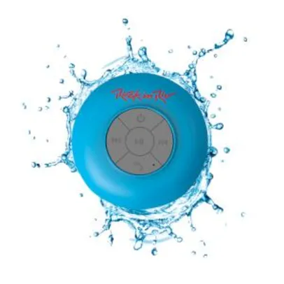 Caixa De Som Bluetooth Acqua Azul Resistente À Água