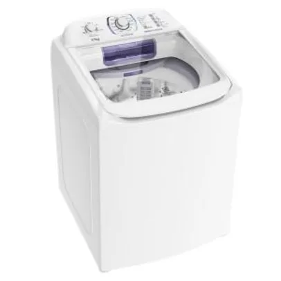Lavadora Branca com Dispenser Autolimpante e Cesto Inox Electrolux (LAI17) - R$1494