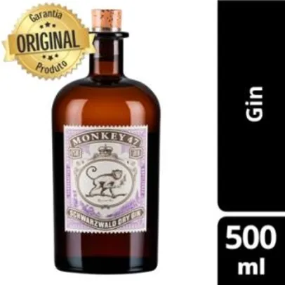 Gin Alemão Monkey 47 Garrafa 500ml | R$179