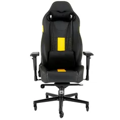 Cadeira Gamer Corsair T2 Road Warrior, Preto/Amarelo - CF-9010010