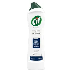 [+ por - R$9,26] Cif Cremoso Limpeza Milagrosa Remove 100% Da Sujeira 450 Ml