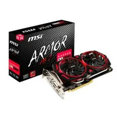 Placa de Vídeo VGA MSI AMD Radeon RX 570 ARMOR MK2 OC, 8GB, GDDR5, 256 Bits - R$899