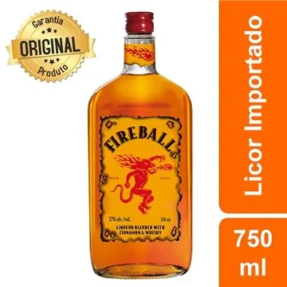 Licor de Whisky Fireball 750ml | R$74