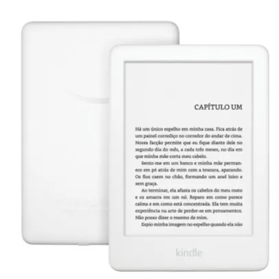 E-Reader Kindle 10ª geração 8GB com iluminação embutida - Branco