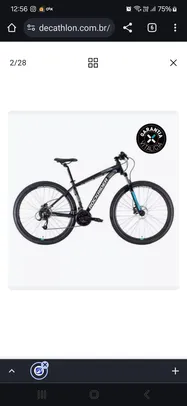 Bicicleta MTB Aro 29 St120 Microshift Rockrider