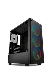 Gabinete Gamer Pichau Kazan RGB Lateral/Frontal de Vidro, PGKZ-01 RGB