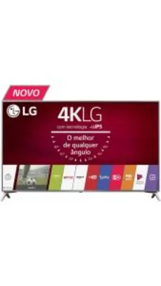 Smart TV LED 43" LG 43UJ6525 Ultra HD 4K com Conversor Digital 4 HDMI 2 USB WebOS 3.5 Painel Ips HDR e Magic Mobile Connection - R$1965