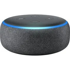 [Prime Ninja] Echo Dot 3 Amazon no preto com Alexa