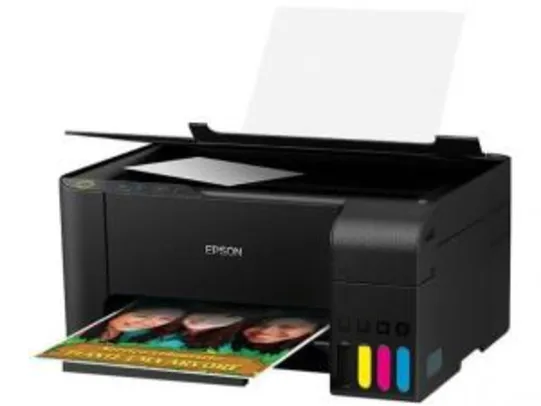 Impressora Multifuncional Epson EcoTank L3110 - Tanque de Tinta Colorida USB R$503