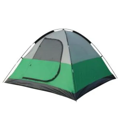[Visa Checkout] Barraca para Camping Importada Para 4 Pessoas em Poliéster - Verde - R$89,00