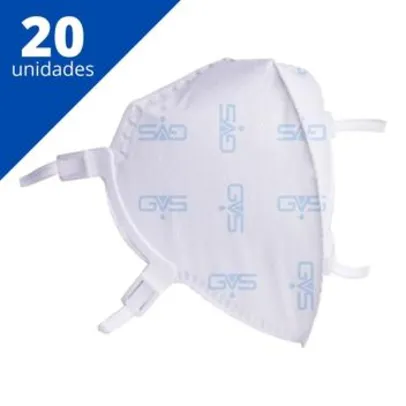 20 Máscaras GVS Aero 2 Hospitalar PFF2 com Registro Anvisa e Selo Inmetro | R$70