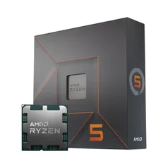 Processador AMD Ryzen 5 7600X AM5 5.3GHz 38MB Cache Radeon Graphics C/ Vídeo S/ Cooler - 100-1000005