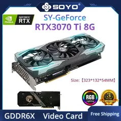 Placa de video Rtx 3070TI 8GB - SOYO Global