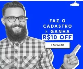 Cadastre-se no Facebook do Submarino e ganhe R$ 10 OFF