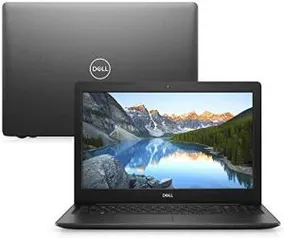 Notebook Dell Inspiron i15-3584-A30P 8ª Geração Intel Core i3 4GB 1TB Tela LED HD 15.6" Windows 10 Preto