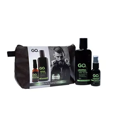 Kit Necessaire Shampoo e Óleo Tree, barba e cabelo, anti coceira, previne a caspa, natural, vegano