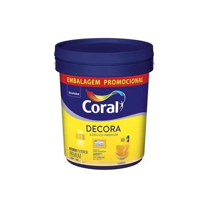 Tinta Acrílica Premium Fosca Decora Branco 20 Litros