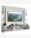 Product image Estante Com Suporte Tv 65" Portas C/ Espelho Oslo Multimóveis V3382