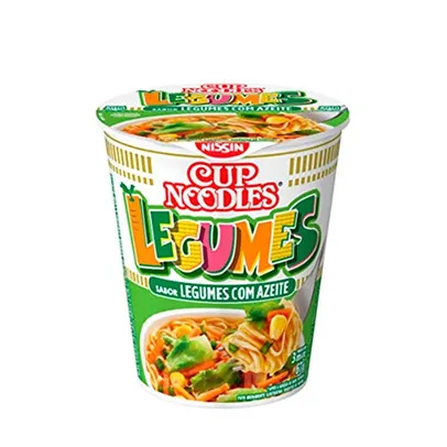 Cup Noodles Sabor Legumes Nissin 67g