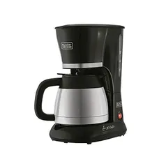 BLACK+DECKER Cafeteira 20 Xícaras com Jarra Térmica Preta 220V CM200I