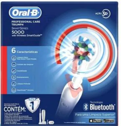 Escova elétrica oral-b professional 5000