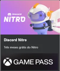 3 Meses de Discord Nitro - Vantagens do Xbox Game Pass Ultimate 