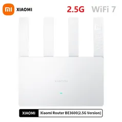 [APP/Taxa Inclusa] Roteador Xiaomi BE3600 WiFi7, 2,4 GHz, 5GHz, 160Mhz, 3570Mbps, Porta Ethernet 2.5G  #Aliexpress 🇨🇳