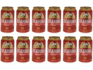 [MagaluPay] Cerveja Brahma Chopp Lager Pilsen 12 Unidades - 350ml | R$27