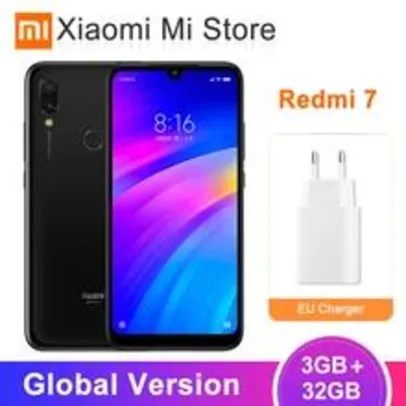 [Compra Internacional] Xiaomi Redmi 7 - 2GB 16GB | R$458