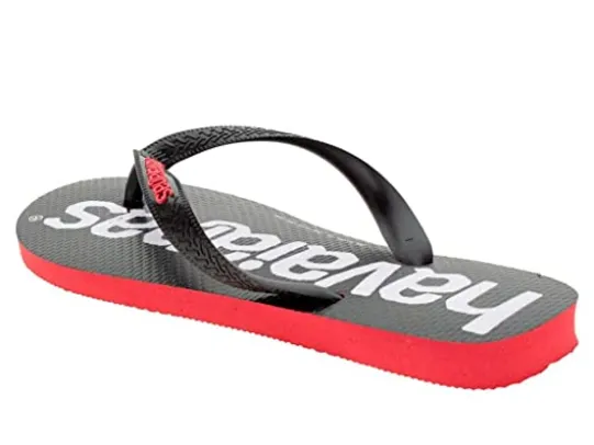 Chinelo Havaianas Top Logomania2 adulto-unissex, Vermelho Rubi, 41/42