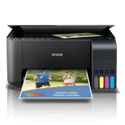 Multifuncional Tanque de Tinta Epson EcoTank L3110 - Impressora, Copiadora, Scanner | R$ 899