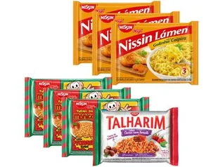 Kit Macarrão Instantâneo Nissin 7 Unidades - com 3 Sabores