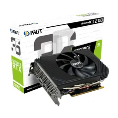 Placa de Vídeo Palit GeForce RTX 3060 StormX LHR 12GB 192Bit GDDR6