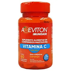 Aceviton Vitamina C Imunidade 60 Comprimidos Mastigáveis