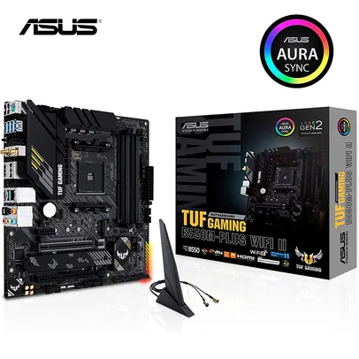 Placa Mae Asus Tuf Gaming B550m Plus (wi-fi) Ii Micro-atx B550m Motherboard Ddr4 4600 M