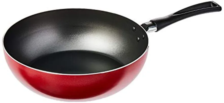 Brinox 7001/365 - Wok Garlic, 24cm, 2,3 Litros, 24 x 7 cm, Vermelho