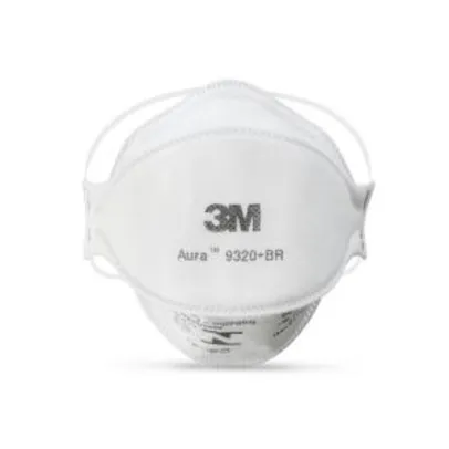 Respirador Descartável 3M Aura 9320+BR - Branco - R$ 9