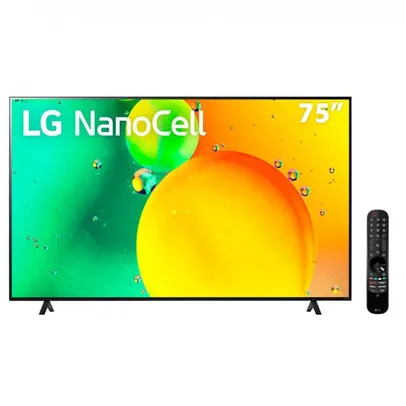 Smart Tv 75 Polegadas Nanocell 4k 75nano75sqa Hd Nvidia Geforce Lg