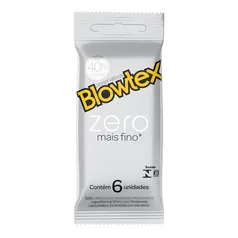Preservativo Blowtex Zero Com 6 Unidades - Pague Menos | Medicamentos e Manipulação
