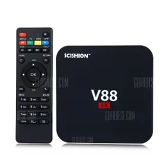 SCISHION V88 TV Box Player Rockchip 3229 Quad Core  -  EU PLUG  BLACK por R$ 82