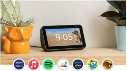 Echo Show 5 - Smart Speaker com tela de 5,5" e Alexa | R$380